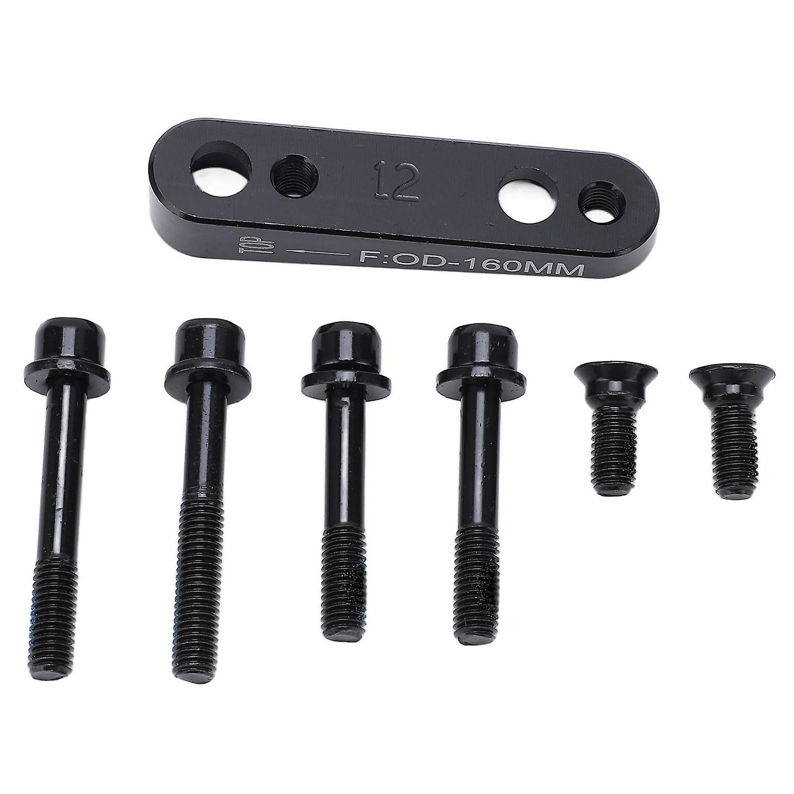 Unbranded Mountain Bike Disc Disc Pied Mount Adapter Ultralight Flat Disc Brake Mount Adapter Pour Vélo De Route