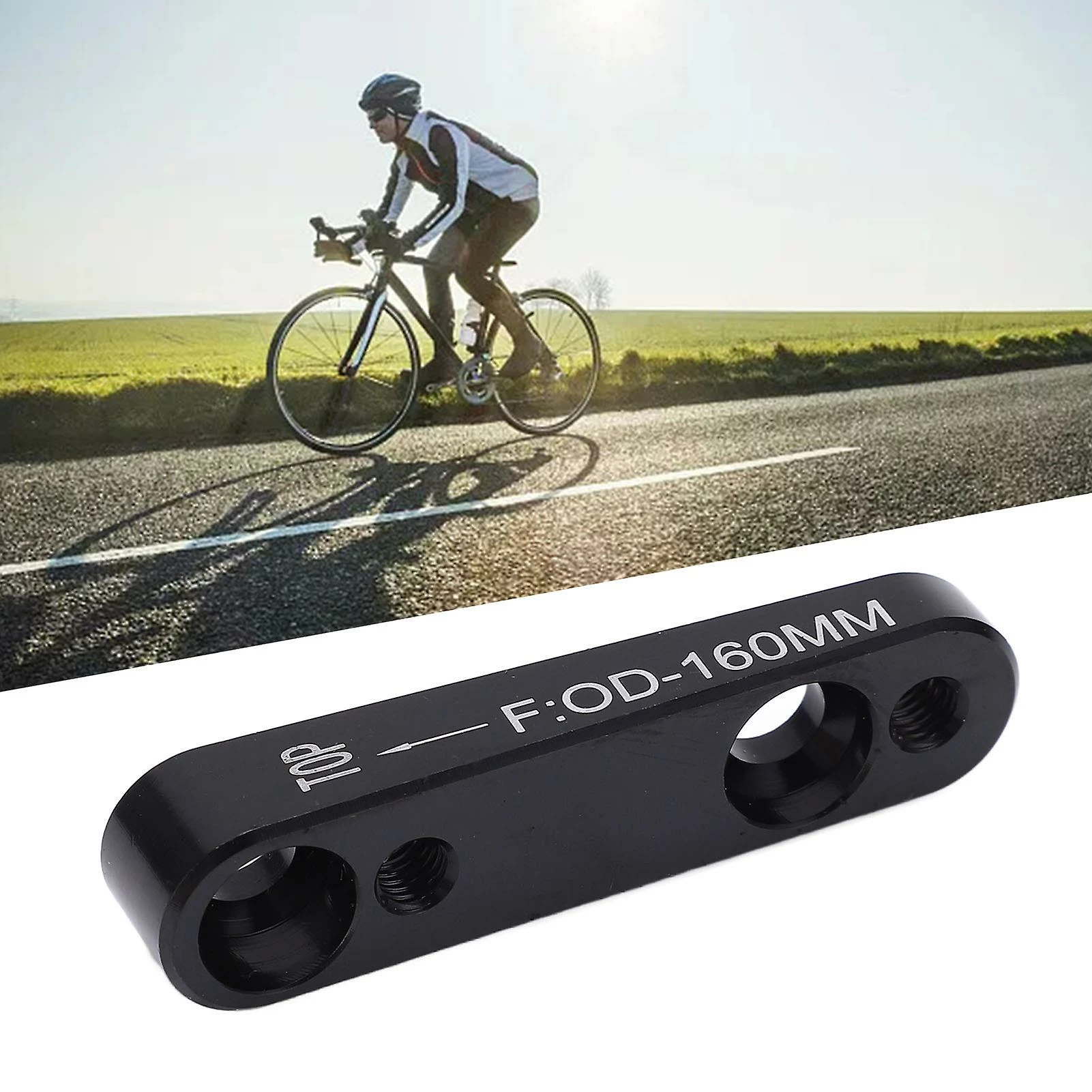 Unbranded Mountain Bike Disc Disc Pied Mount Adapter Ultralight Flat Disc Brake Mount Adapter Pour Vélo De Route - Image 5