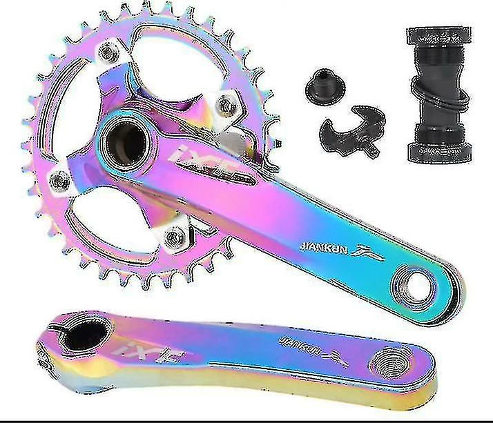 Unbranded Ixf Hollow Integrated Crankset 104bcd Mtb Bike 170mm Jeu De Manivelles + Plateau + Bm