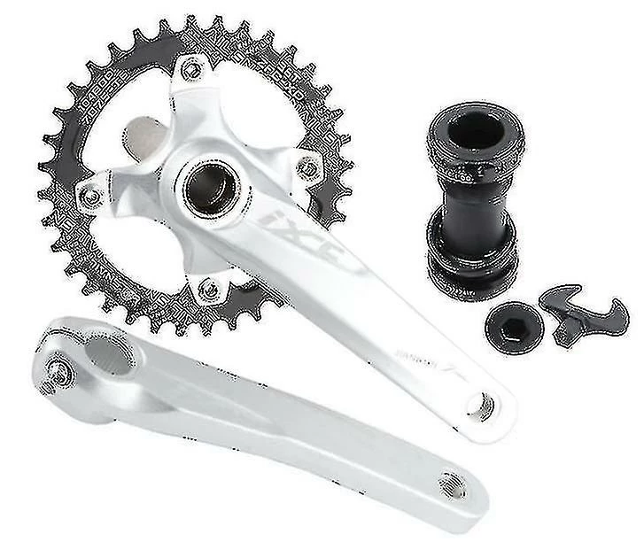 Unbranded Ixf Hollow Integrated Crankset 104bcd Mtb Bike 170mm Jeu De Manivelles + Plateau + Bm - Image 3