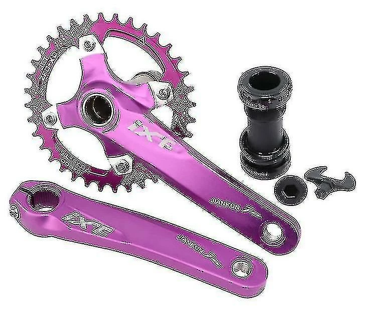 Unbranded Ixf Hollow Integrated Crankset 104bcd Mtb Bike 170mm Jeu De Manivelles + Plateau + Bm - Image 4