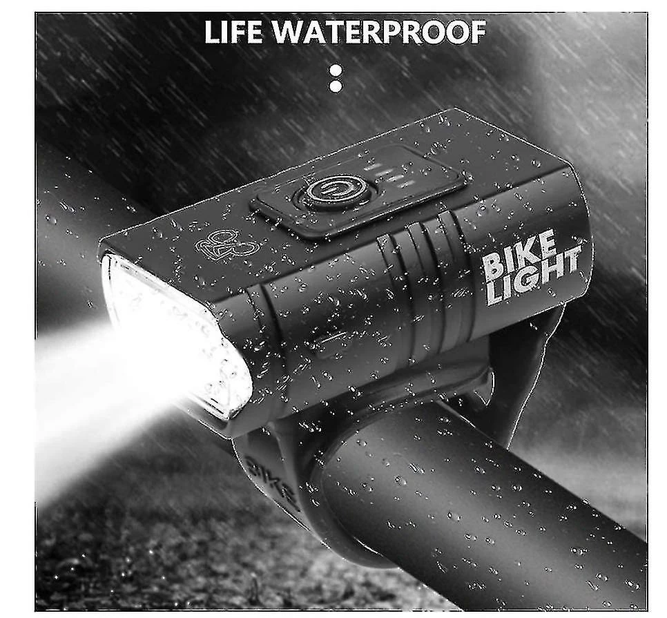 Nw 1776 Lumière De Vélo, Usb Rechargeable Vélo Phare 2000 Lumen Super Bright Bike Lumière Avant Ipx - Image 3