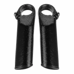 Nw 1776 1 Paire Durable Bike Vice Guidon En Alliage D’aluminium Guidon Auxiliaire (noir)