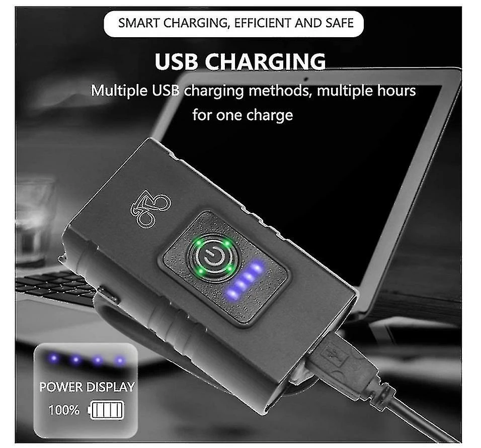 Nw 1776 Lumière De Vélo, Usb Rechargeable Vélo Phare 2000 Lumen Super Bright Bike Lumière Avant Ipx - Image 2