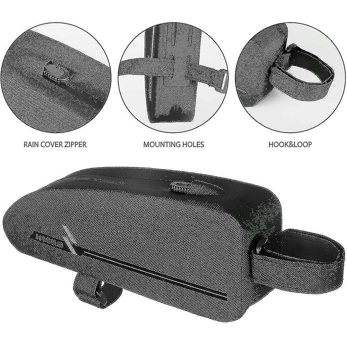 Unbranded 1pcs Bike Top Tube Bag Fully Waterproof Bicycle Front Frame Energy Bag,11 - Image 4