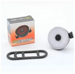 CRYSTAL 8-15 Heures Bicycle Light Usb Charge Led Bike Light Flash Queue Arrière Bicycle Lights Pour Mountain Bike Seatpost Cycling Equipment Repair Parts Bicycle To