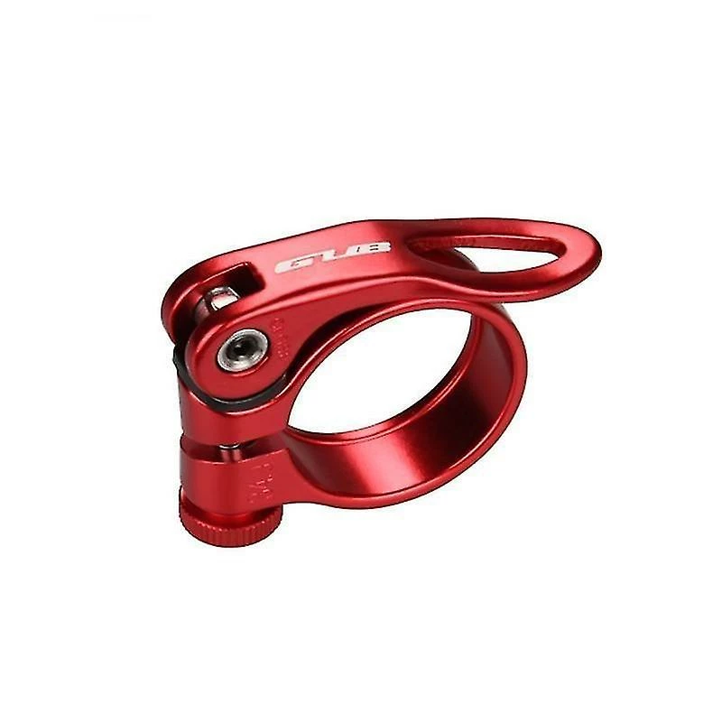 Unbranded Red L Aluminum Ultralight Quick Release Road Bike Seatpost Clamp - Image 5