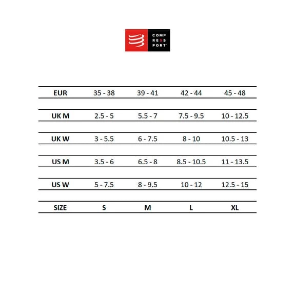 Chaussettes Compressport ProRacing Socks Bike V3 Noir Rouge - Image 2