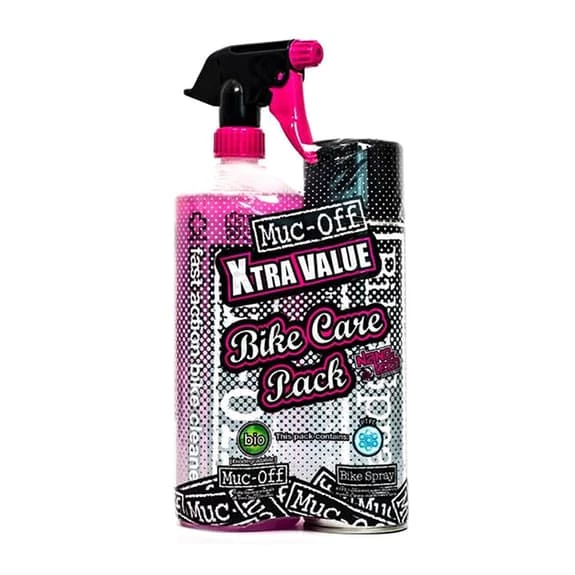 Pack Nettoyant Muc-Off Nano Tech Bike Cleaner 1 l + Spray Muc-Off Bike PTFE 500 ml