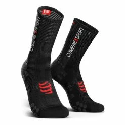 Chaussettes Compressport ProRacing Socks Bike V3 Noir