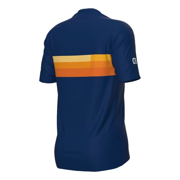 ALE Maillot Alé Off-Road E-Bike Regulator Manche Courte Bleu Orange - Image 2