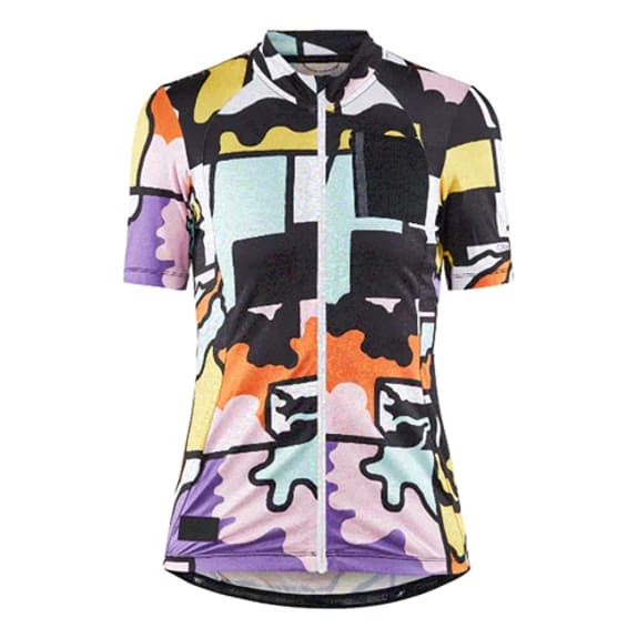 Maillot Craft ADV Bike Offroad Manche Courte Multicolore Femme