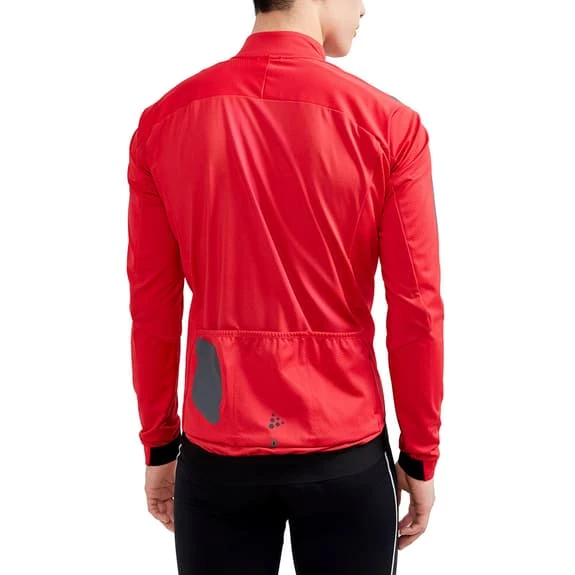 Maillot Craft ADV Bike SubZ Manche Longue Rouge - Image 3