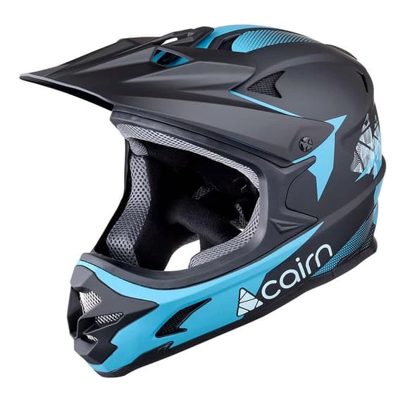 Casque Cairn Bike X Track Mat Bleu Clair Noir