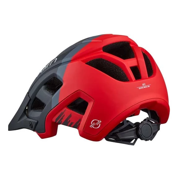 Casque Cairn Bike Dust II Noir Rouge - Image 2
