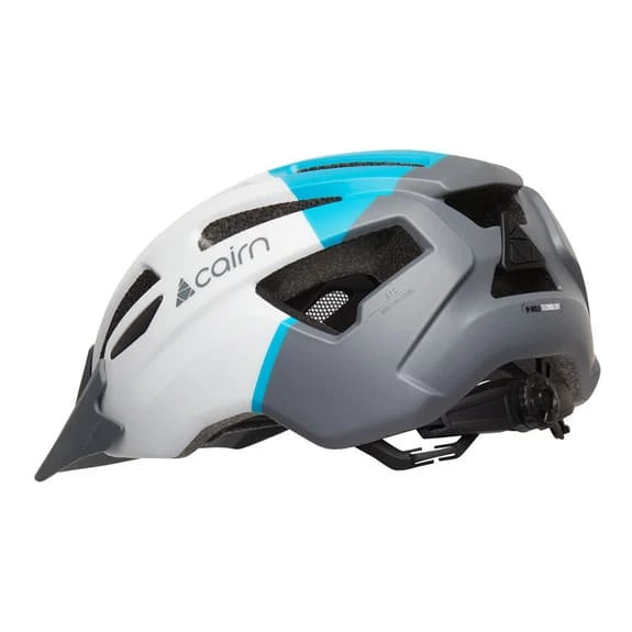 Casque Cairn Bike Prism XTR II Blanc Gris Bleu - Image 2
