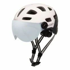 Casque Cairn Bike Quartz Visor LED USB Rose Noir