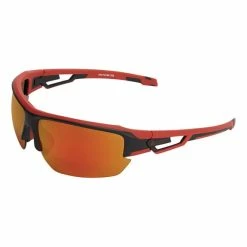 Lunettes Cairn Bike Flyin Rouge Noir Avec Verres Jaune