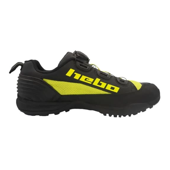 Chaussures Hebo Bike Resistance SPD VTT Noir Jaune