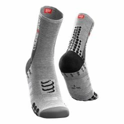 Chaussettes Compressport Pro Racing Socks V3.0 Bike Gris