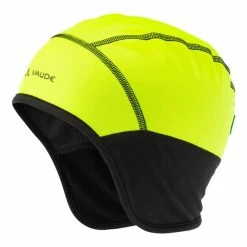 Bonnet Vaude Bike Windproof III Jaune Fluo Noir