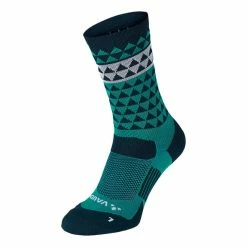 Chaussettes Vaude Bike Mid Turquoise Noir