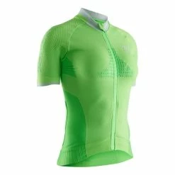 Maillot X-Bionic Regulator Bike Race Zip Manche Courte Vert Femme
