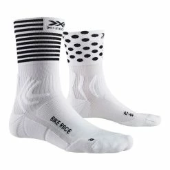 Chaussettes X-Bionic Bike Race Blanc Noir
